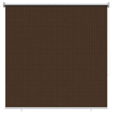Tenda a Rullo Esterno Blocco UV 90% Marrone 120 x 230 cm HDPE