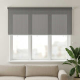 Tenda a Rullo Esterno Blocco UV 90% Grigio Chiaro 160 x 140 cm
