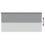 Tenda a Rullo Esterno Blocco UV 90% Grigio Chiaro 350 x 140 cm