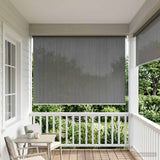 Tenda a Rullo Esterno Blocco UV 90% Grigio Chiaro 180 x 230 cm