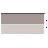 Tenda a Rullo Esterno Blocco UV 90% Tortora 400 x 140 cm HDPE