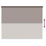 Tenda a Rullo Esterno Blocco UV 90% Tortora 200 x 230 cm HDPE