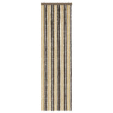 Tenda per insetti in chenille Marrone Scuro e Beige 56 x 200 cm