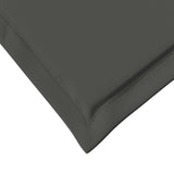 Cuscini per Seduta e Schienale 2 pcs Antracite 47 x 45 x 2 cm