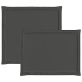 Cuscini per Seduta e Schienale 4 pcs Antracite 47 x 45 x 2 cm