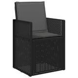 Sedie da pranzo da giardino 2 pcs Antracite PP