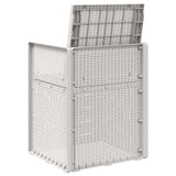 Sedie da pranzo da giardino 2 pcs Bianco e Antracite PP