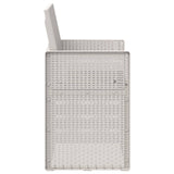 Sedie da pranzo da giardino 2 pcs Bianco e Antracite PP