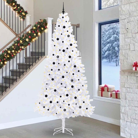 Albero di Natale artificiale Bianco 300 cm PVC e Acciaio