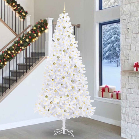 Albero di Natale artificiale Bianco 300 cm PVC e Acciaio