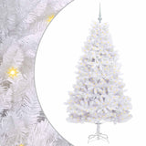 Albero di Natale Artificiale con Rami Pieghevoli Bianco 180 cm