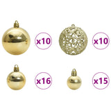 Albero di Natale Artificiale con Rami Pieghevoli Bianco 180 cm