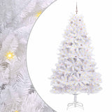 Albero di Natale Artificiale con Rami Pieghevoli Bianco 240 cm