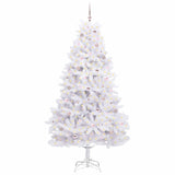 Albero di Natale Artificiale con Rami Pieghevoli Bianco 240 cm