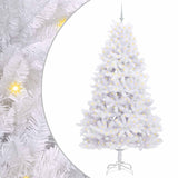 Albero di Natale Artificiale con Rami Pieghevoli Bianco 240 cm