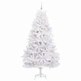 Albero di Natale Artificiale con Rami Pieghevoli Bianco 240 cm