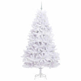 Albero di Natale Artificiale con Rami Pieghevoli Bianco 240 cm