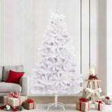 Albero di Natale Artificiale con Rami Pieghevoli Bianco 240 cm