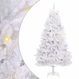 Albero di Natale Artificiale con Rami Pieghevoli Bianco 240 cm