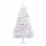 Albero di Natale Artificiale con Rami Pieghevoli Bianco 240 cm