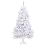 Albero di Natale Artificiale con Rami Pieghevoli Bianco 240 cm