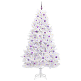 Albero di Natale Artificiale con Rami Pieghevoli Bianco 240 cm