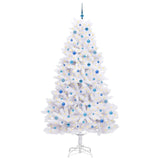 Albero di Natale Artificiale con Rami Pieghevoli Bianco 240 cm