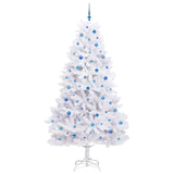Albero di Natale Artificiale con Rami Pieghevoli Bianco 240 cm