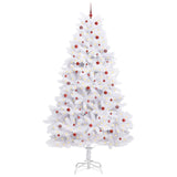 Albero di Natale Artificiale con Rami Pieghevoli Bianco 300 cm