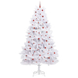 Albero di Natale Artificiale con Rami Pieghevoli Bianco 300 cm