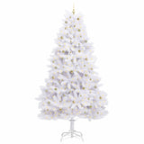 Albero di Natale Artificiale con Rami Pieghevoli Bianco 300 cm