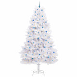 Albero di Natale Artificiale con Rami Pieghevoli Bianco 300 cm