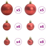 Albero di Natale artificiale Bianco 120 cm PVC e Acciaio