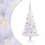 Albero di Natale artificiale Bianco 120 cm PVC e Acciaio