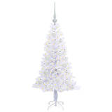 Albero di Natale artificiale Bianco 120 cm PVC e Acciaio