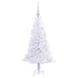 Albero di Natale artificiale Bianco 120 cm PVC e Acciaio