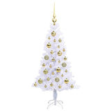 Albero di Natale artificiale Bianco 120 cm PVC e Acciaio