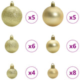 Albero di Natale artificiale Bianco 120 cm PVC e Acciaio
