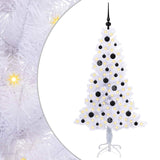Albero di Natale artificiale Bianco 150 cm PVC e Acciaio