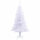 Albero di Natale artificiale Bianco 150 cm PVC e Acciaio