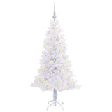 Albero di Natale artificiale Bianco 150 cm PVC e Acciaio