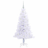 Albero di Natale artificiale Bianco 150 cm PVC e Acciaio