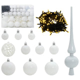 Albero di Natale artificiale Bianco 150 cm PVC e Acciaio