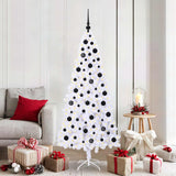 Albero di Natale artificiale Bianco 180 cm PVC e Acciaio