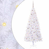 Albero di Natale artificiale Bianco 180 cm PVC e Acciaio