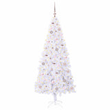 Albero di Natale artificiale Bianco 180 cm PVC e Acciaio