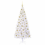 Albero di Natale artificiale Bianco 180 cm PVC e Acciaio