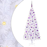 Albero di Natale artificiale Bianco 180 cm PVC e Acciaio