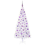 Albero di Natale artificiale Bianco 180 cm PVC e Acciaio