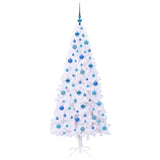 Albero di Natale artificiale Bianco 180 cm PVC e Acciaio